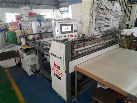 PP woven sack production line at the Madurai factory