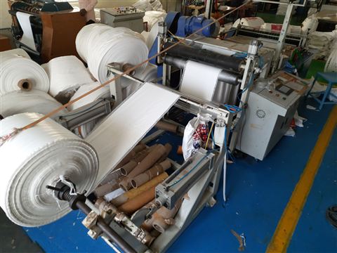 Gravure and flexo printing section for custom woven bags
